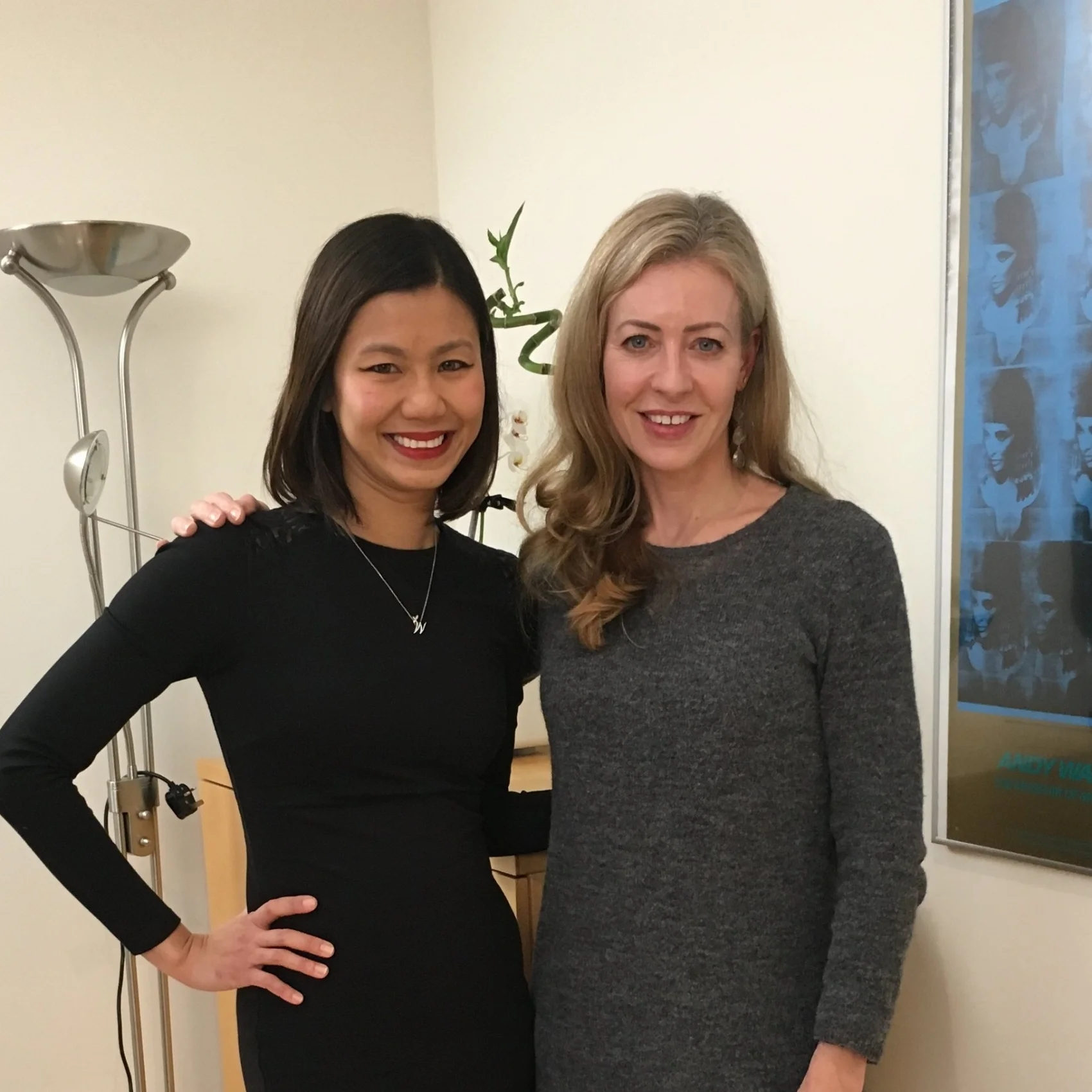with Dr Amanda Wong-Powell at her new clinic, W1 Wellness, just off Harley Street 