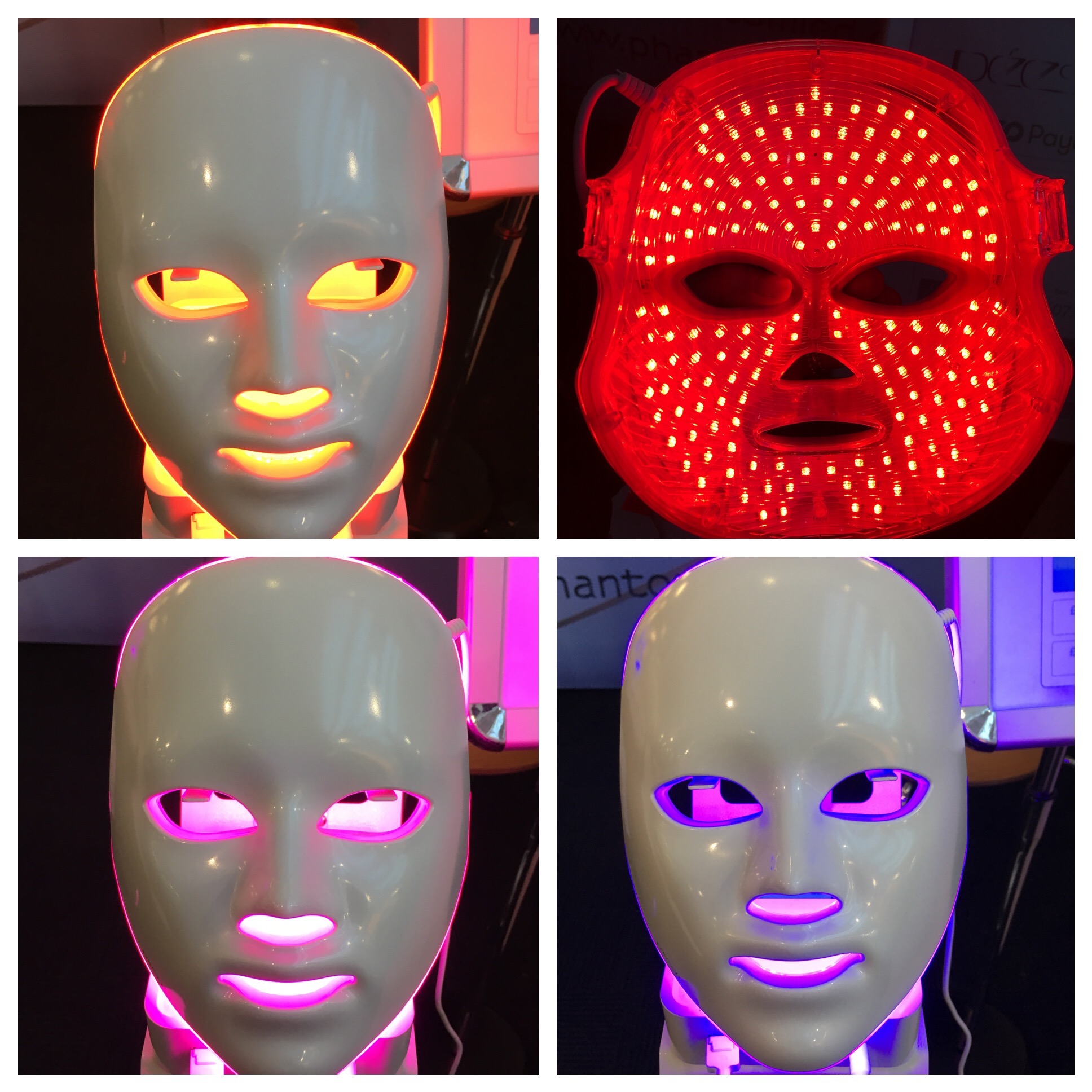 Get your glow on: the Deese LED light mask. 