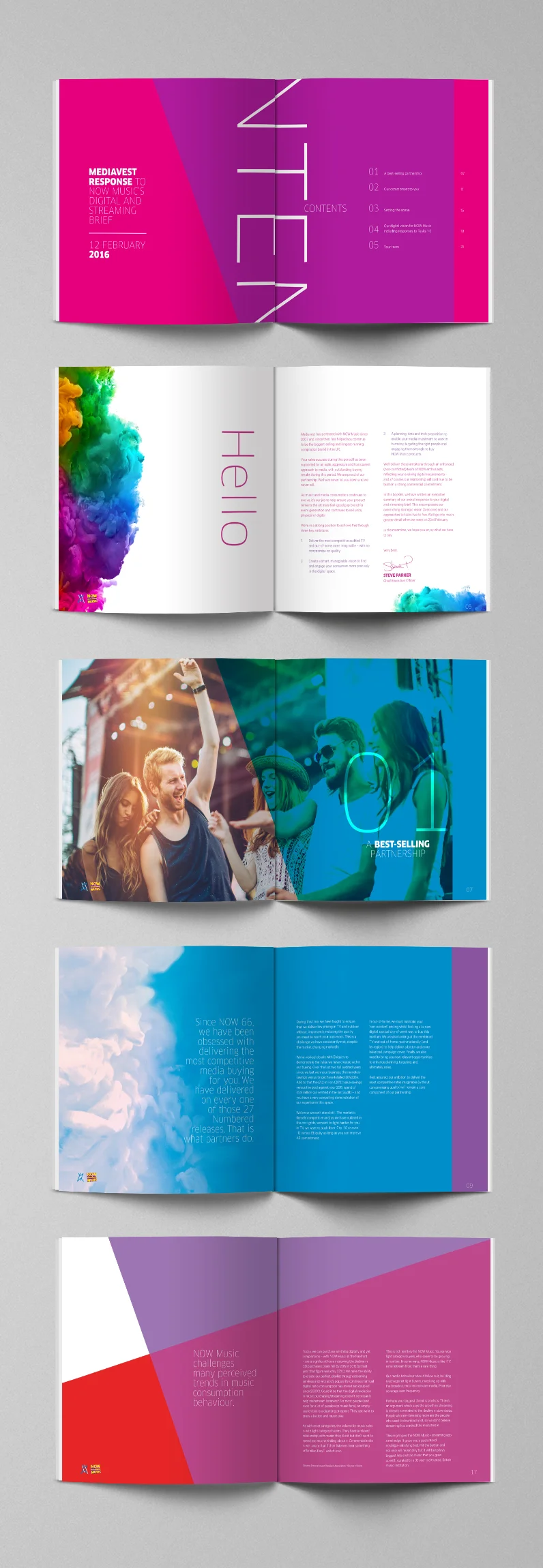   SAMPLES PAGES  Inside spread design 