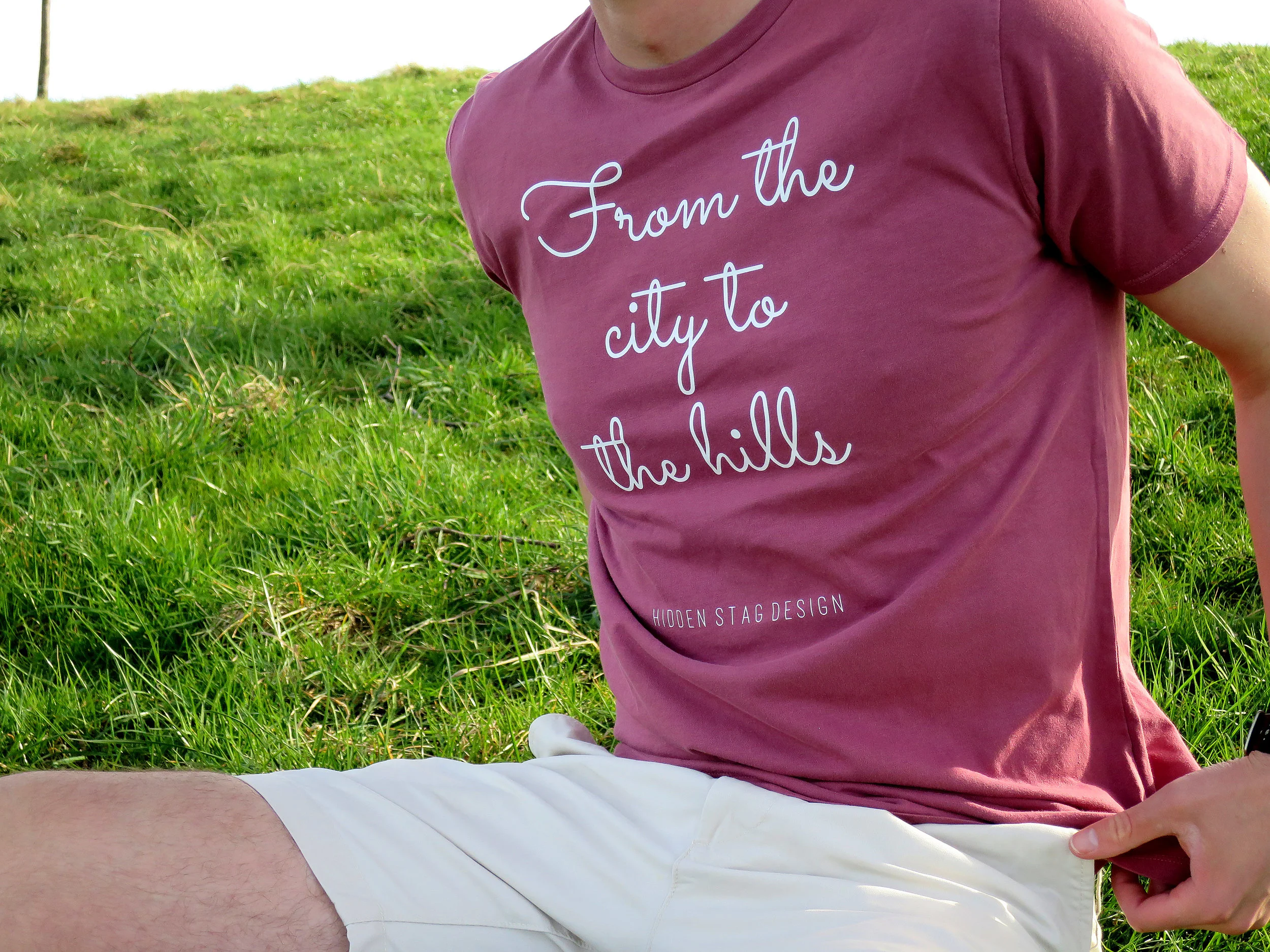 From the city to the hills tee crop