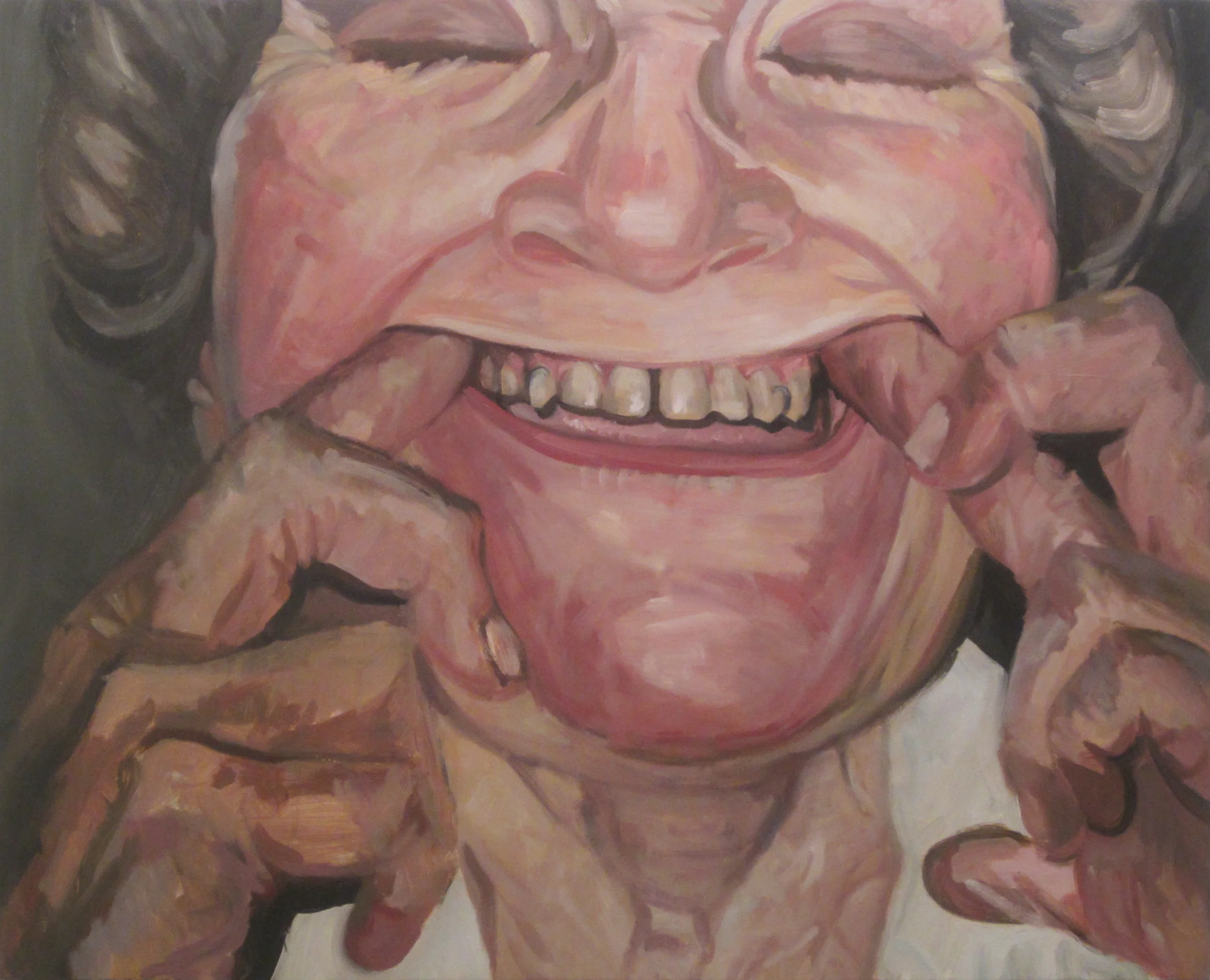 Mothers New Teeth III Oil on Panel 24 x 30in.