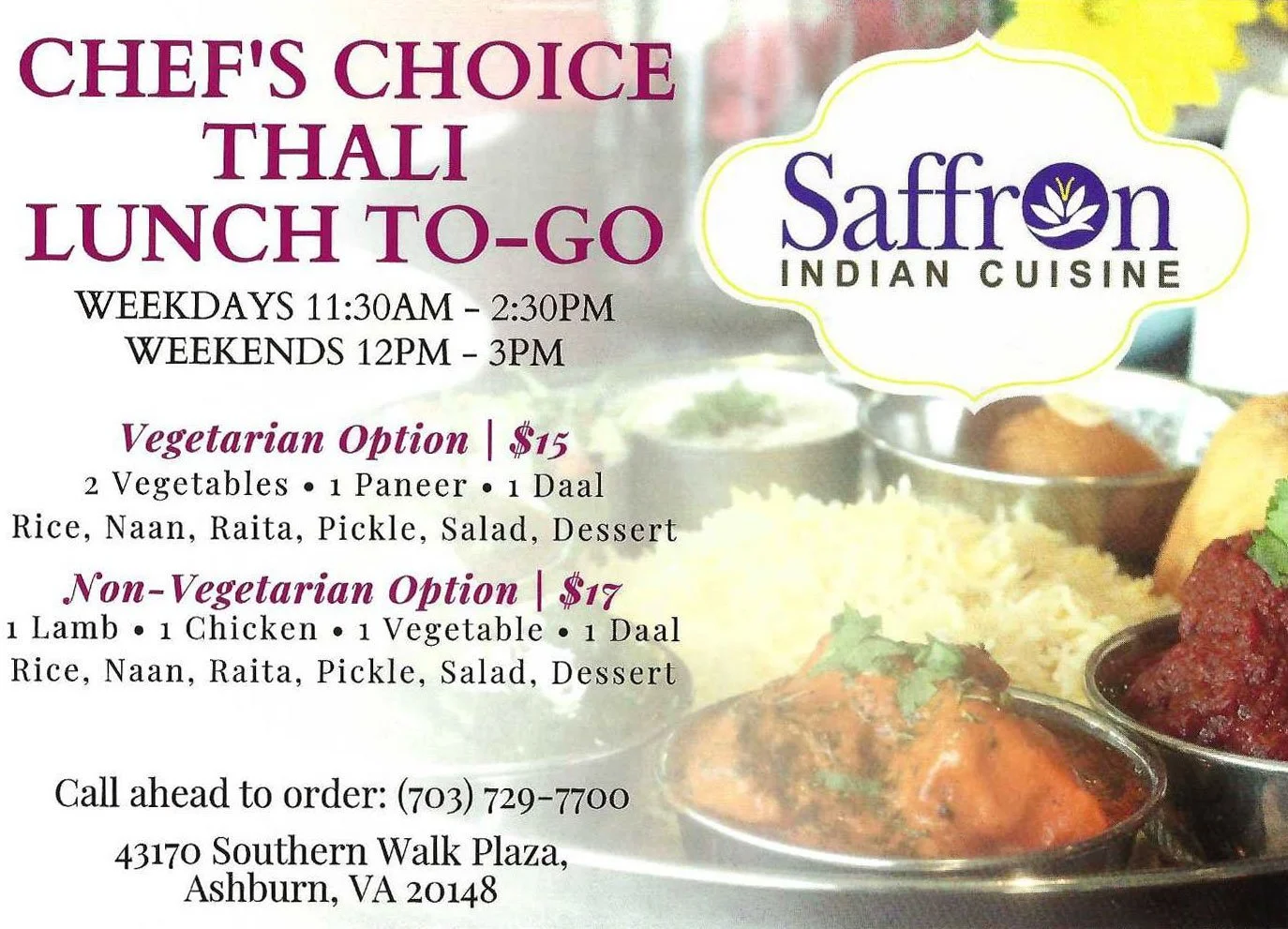 Saffron Indian Cuisine