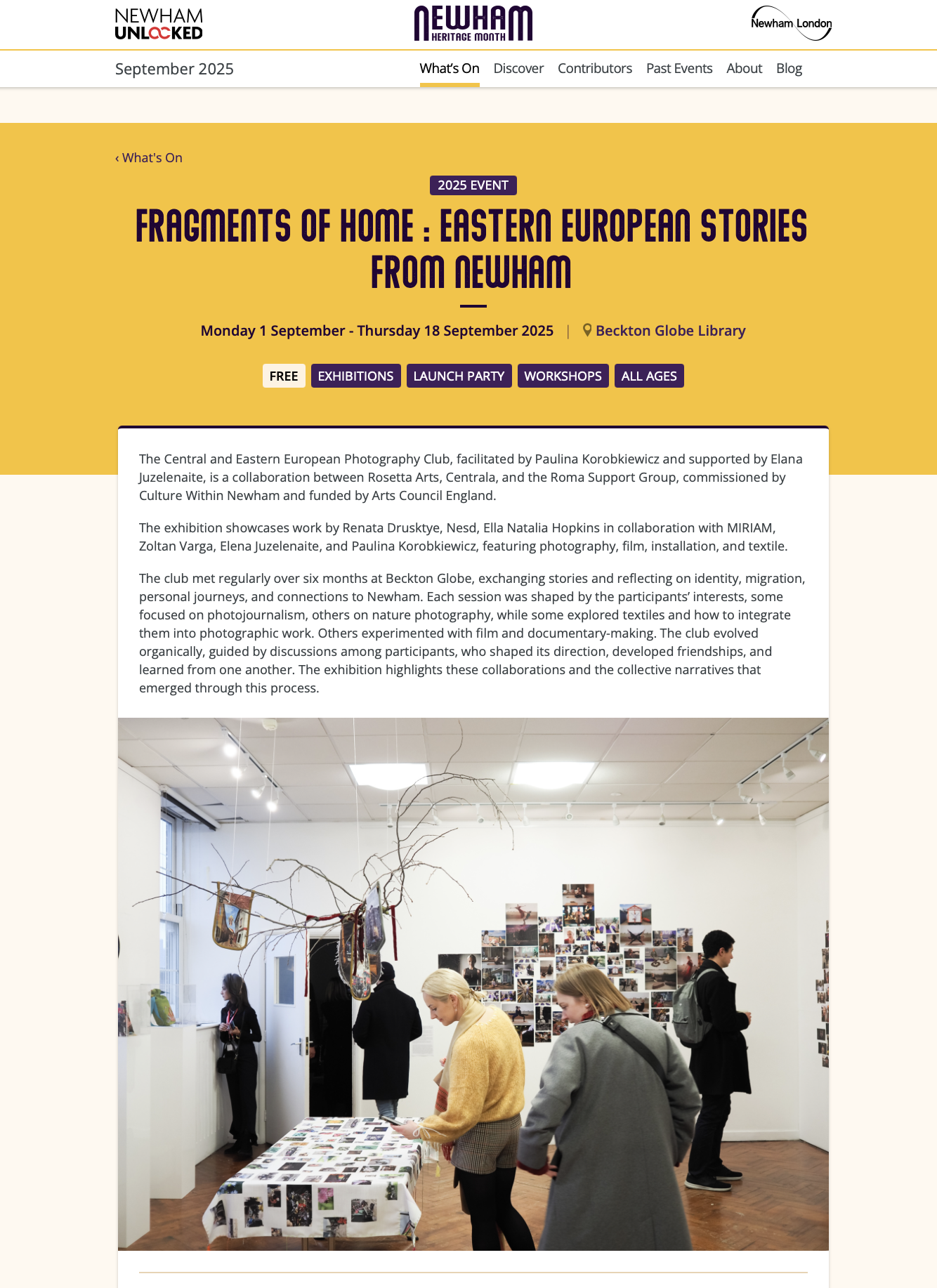Newham Heritage Month