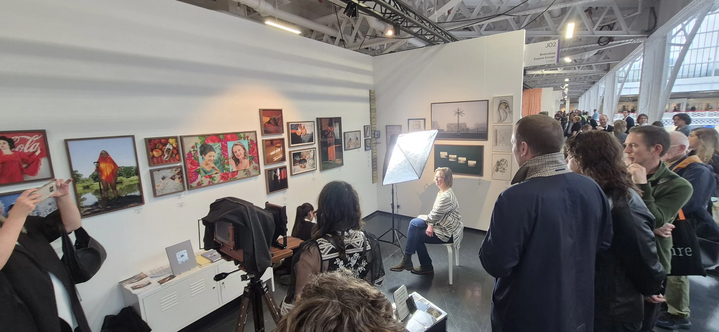 2026 group show Rethinking Eastern Europe, Silver Gelatine Plate Portrait Workshop with Magda Kuca, Discovery Booth J02, Photo London, Olympia