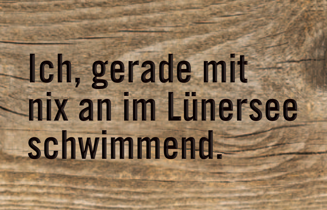 Aktionskarte 1, Vorderseite