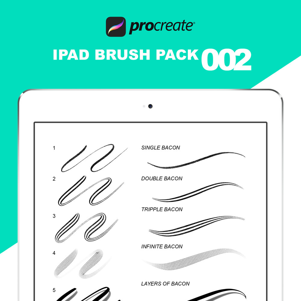 Ipad Brush Pack 002 5 Brushes Stefan Kunz