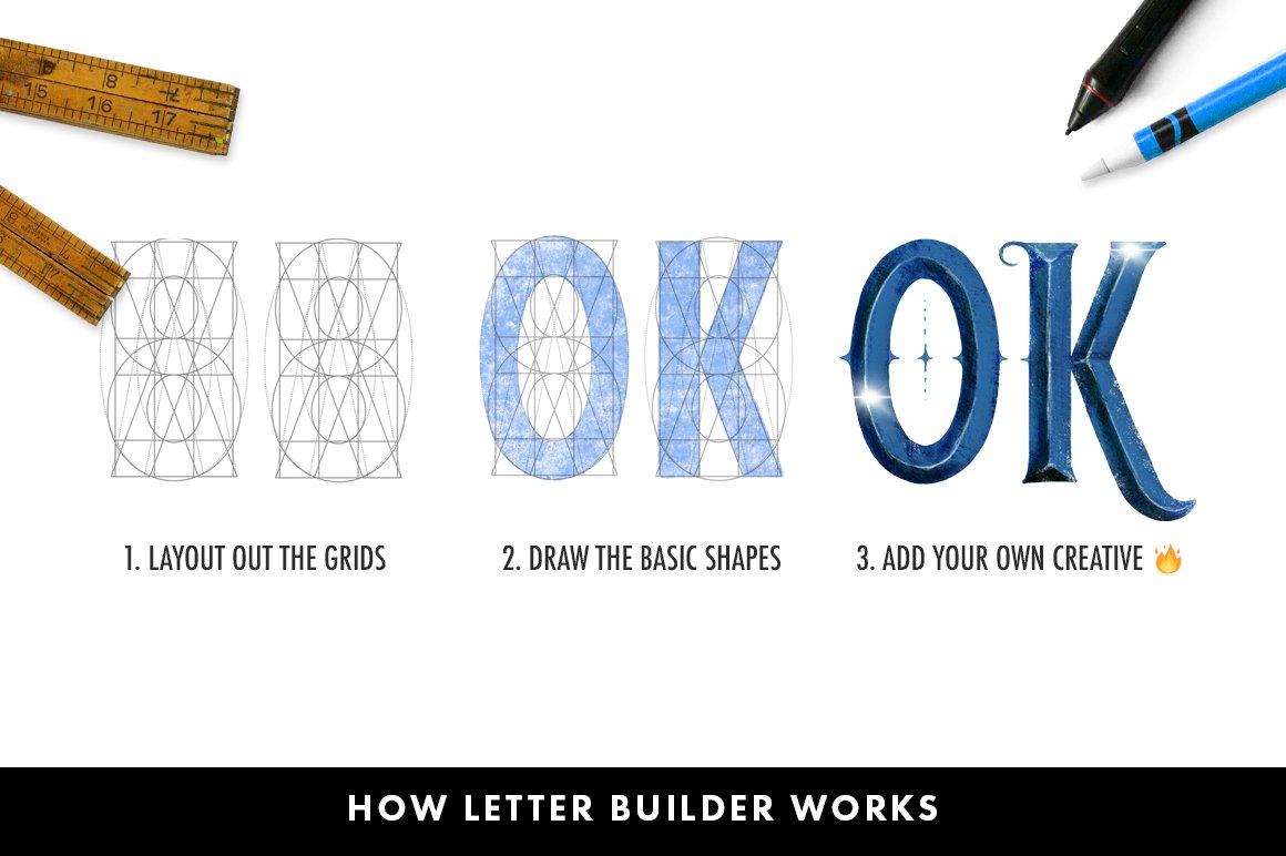 A5 Letter Builder Notebook Become A Better Lettering Artist Dotgrid