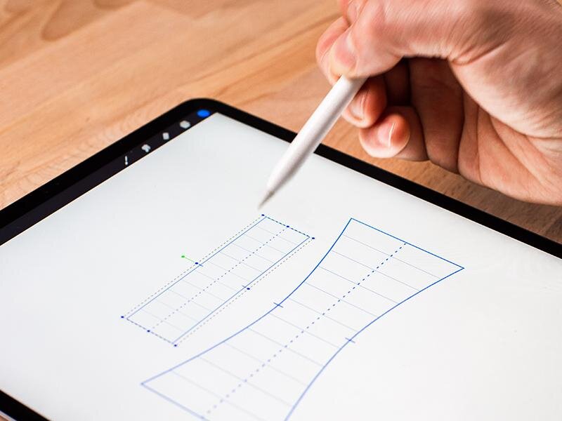 4. When stacking your Grids, emphasize certain parts by making them larger.