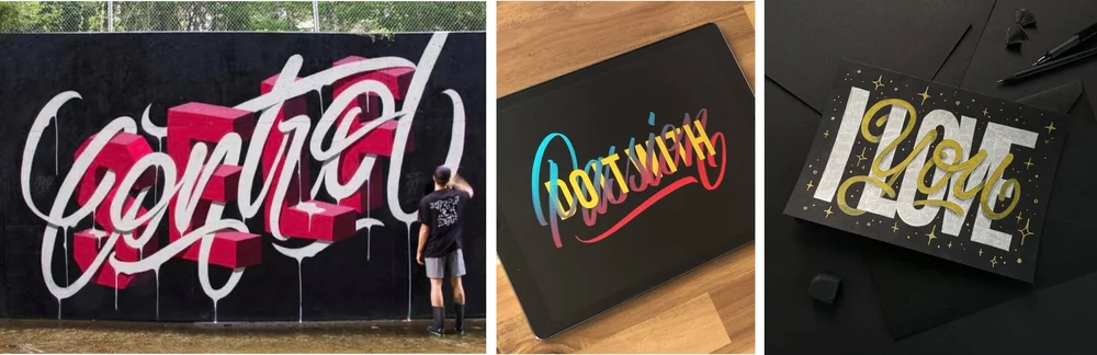 4 Creative Lettering IDEAS To Try in November 2021 โ Stefan Kunz Studio