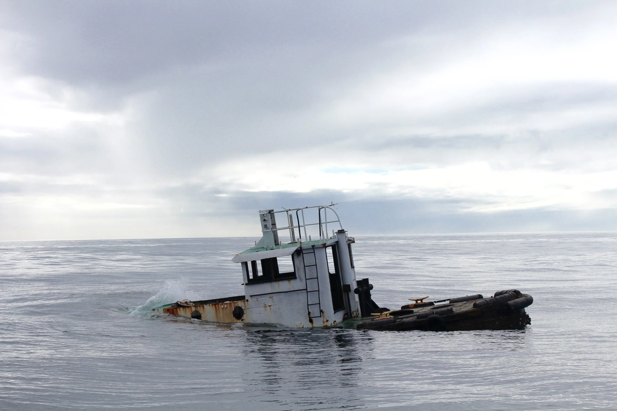 The Apollo, a retired tugboat, was sunk in early 2017 at the popular Little River Reef. (Photo: E. Weeks/SCDNR)