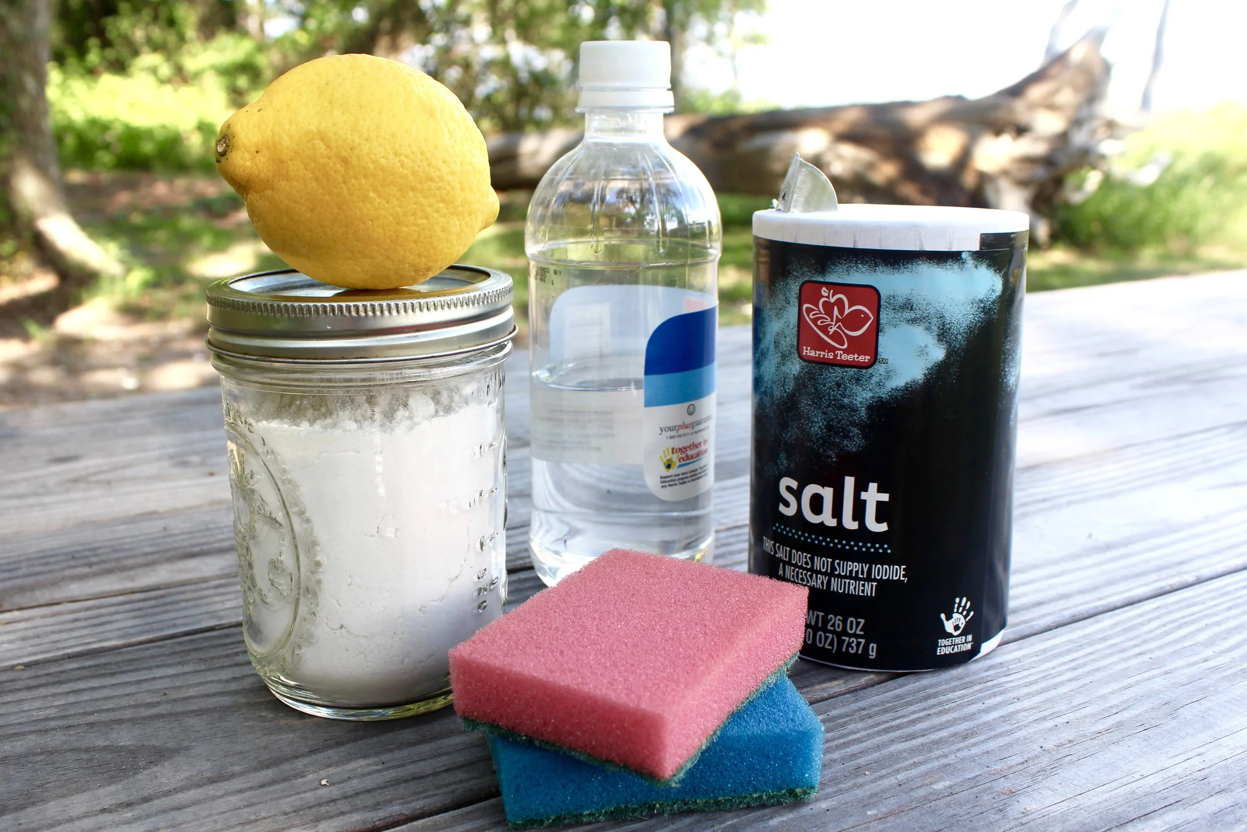 Just add water: here's all you need for a basic 'green' boat cleaning kit. (Photo: E. Weeks/SCDNR)