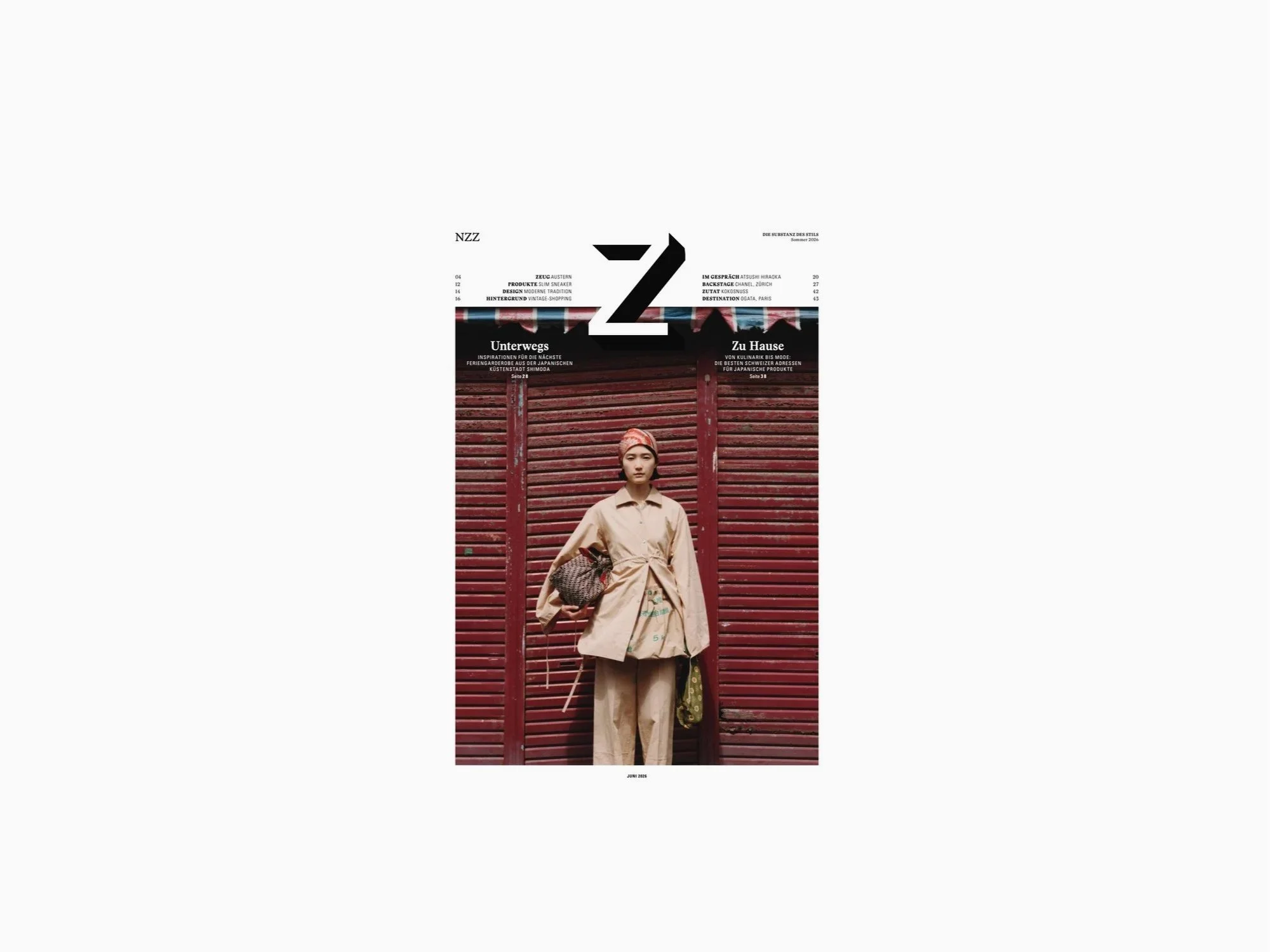 Zuko in Z Magazin NZZ am Sonntag