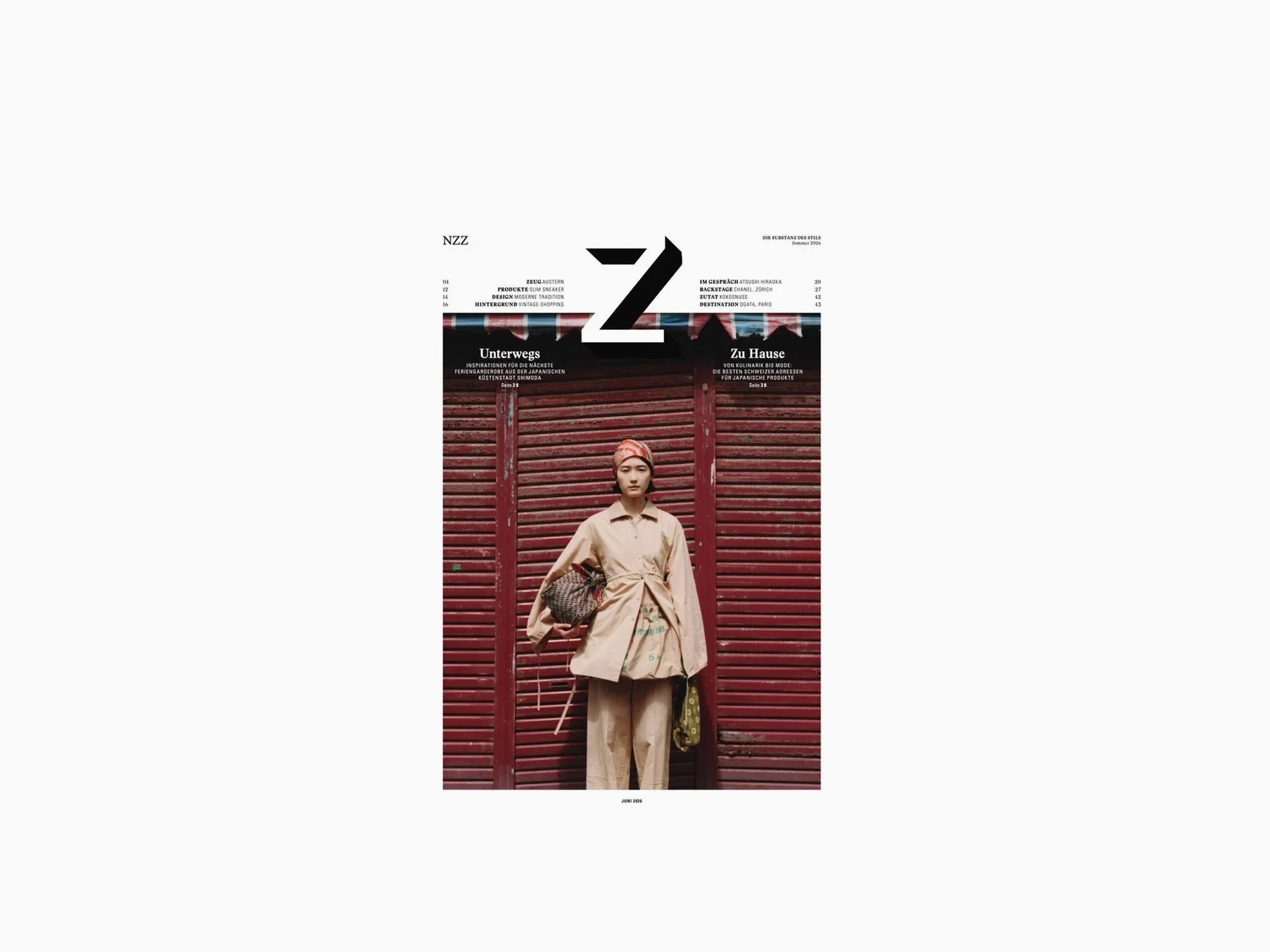 Perfume Zuko in Z Magazin NZZ am Sonntag