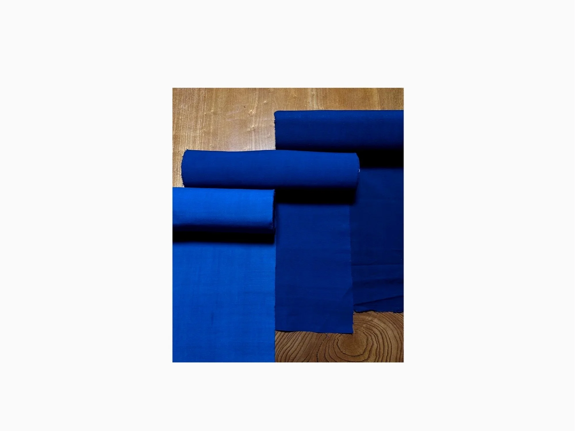 Genuine indigo fabric