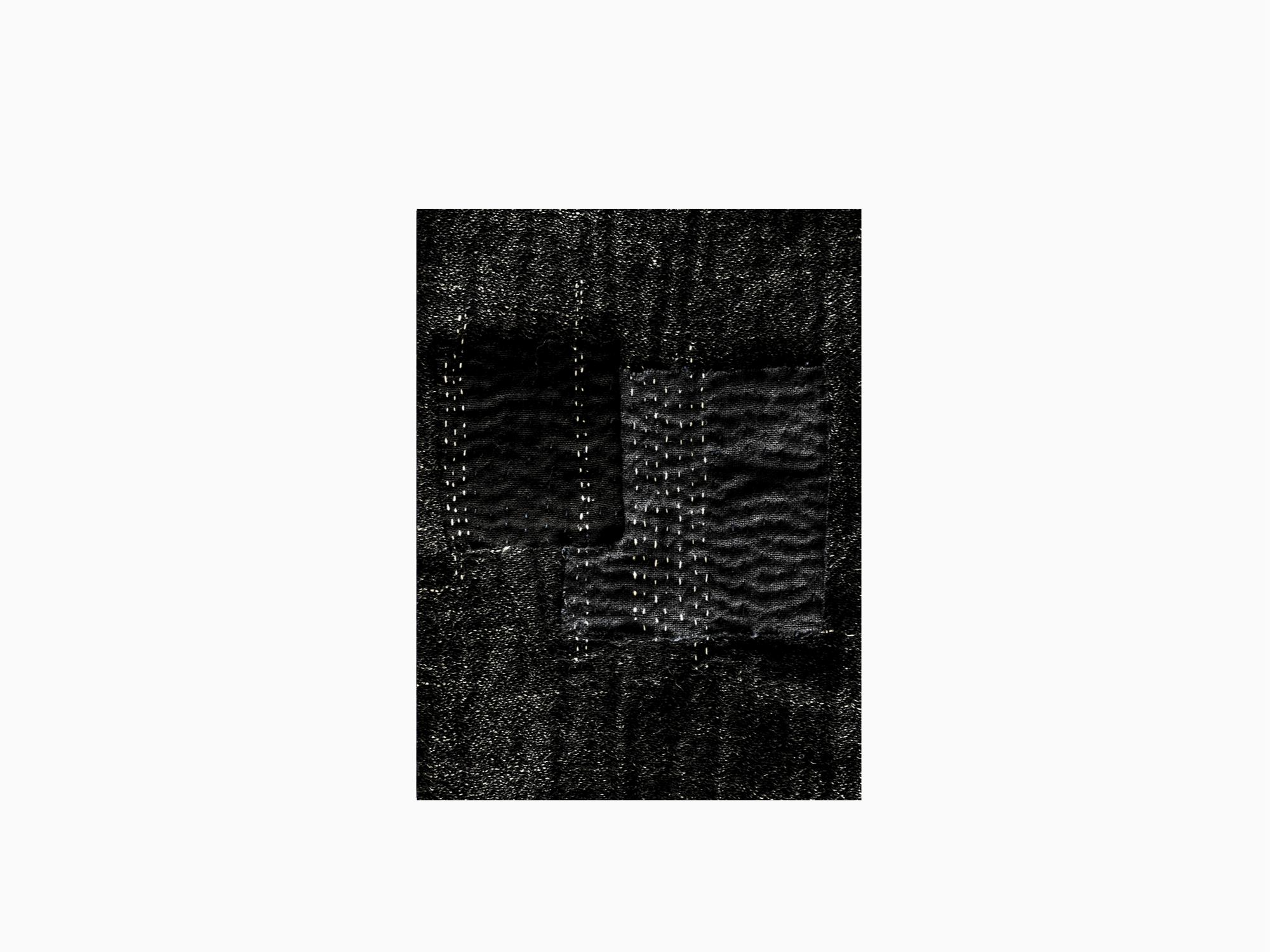 Mending on jacket