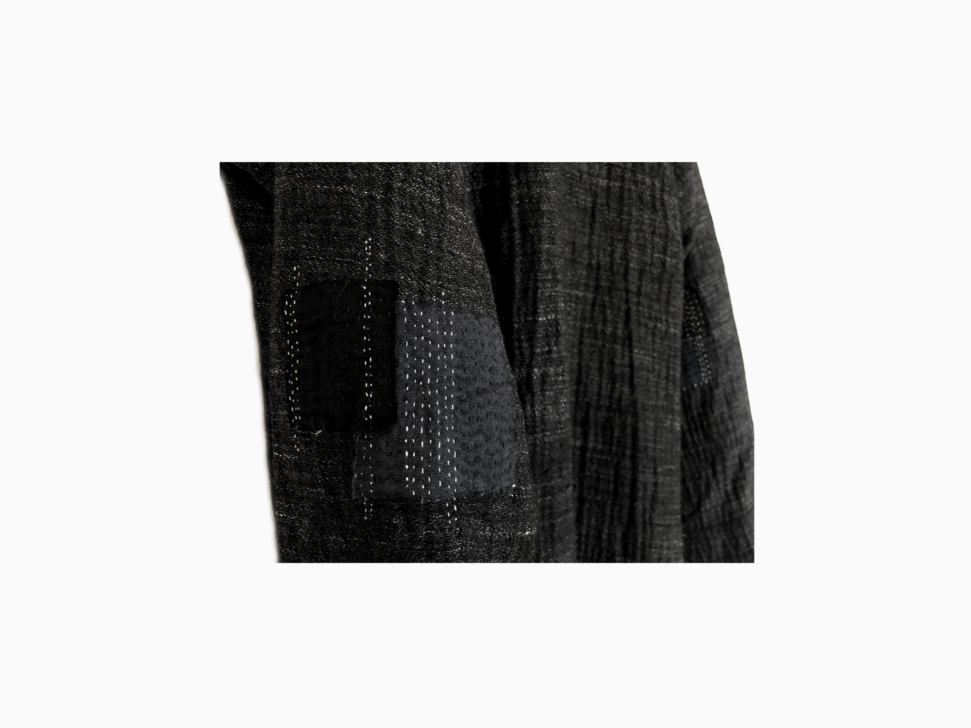 Mending on jacket