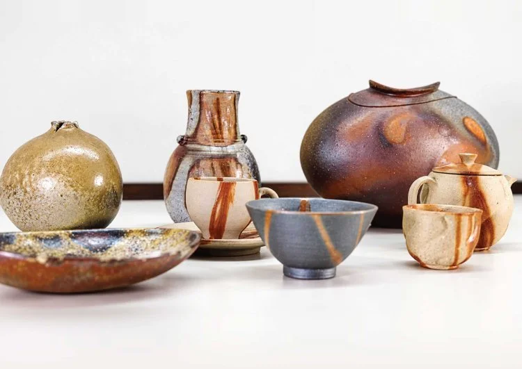 Artikel über Bizen-Keramik in meter Magazin