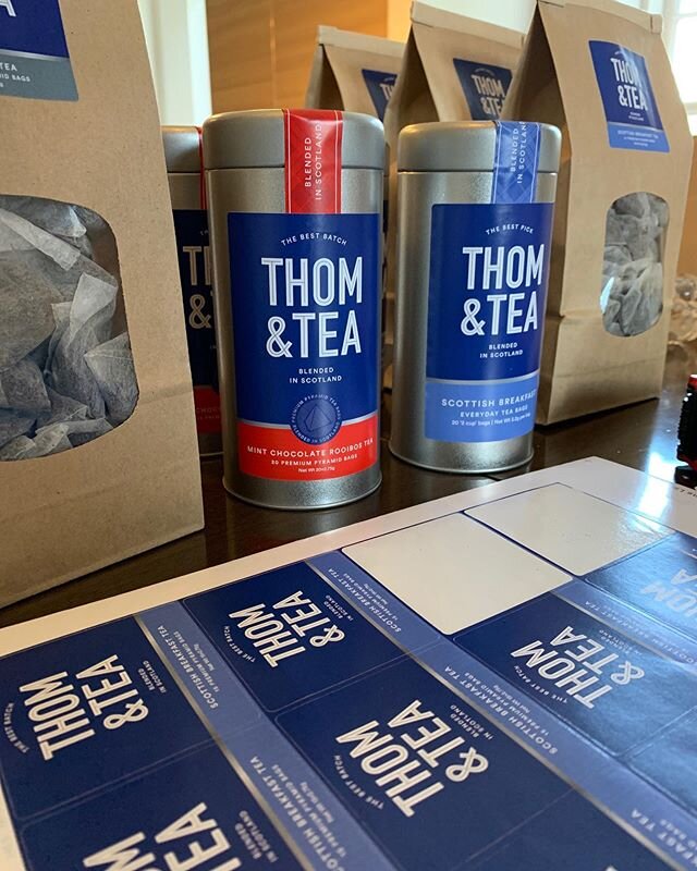 PACKING DAY | Our Mint Chocolate Rooibos continues to be a firm favourite with our customers. Shop thomandtea.com and pick up your favourite blend..