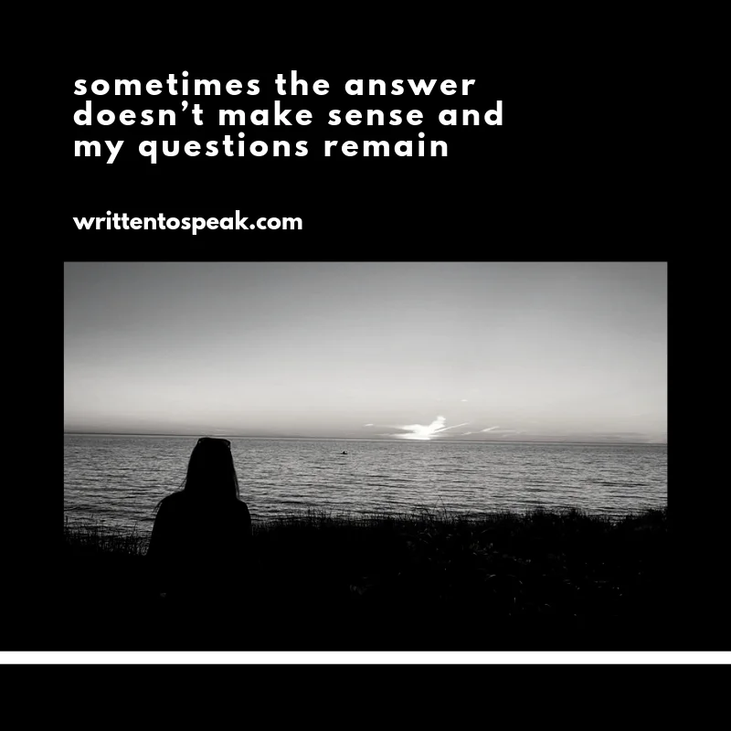 sometimes the answer doesn’t make sense