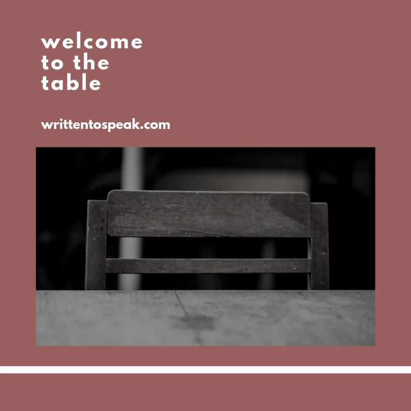 welcome to the table
