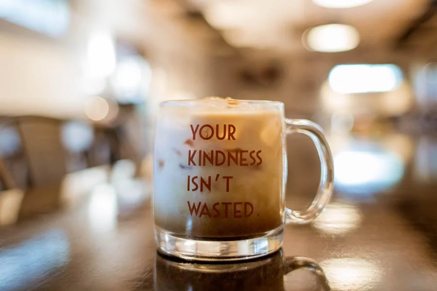 Your Kindness Isn't Wasted Mug Crest & Trough Co. Clear glass 12oz mug $13.95