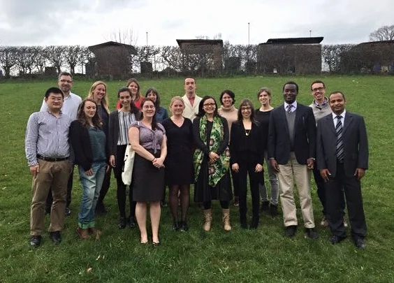 Veronica and other attendants at the 1st International Business and Human Rights PhD Workshop in St. Gallen, Switzerland