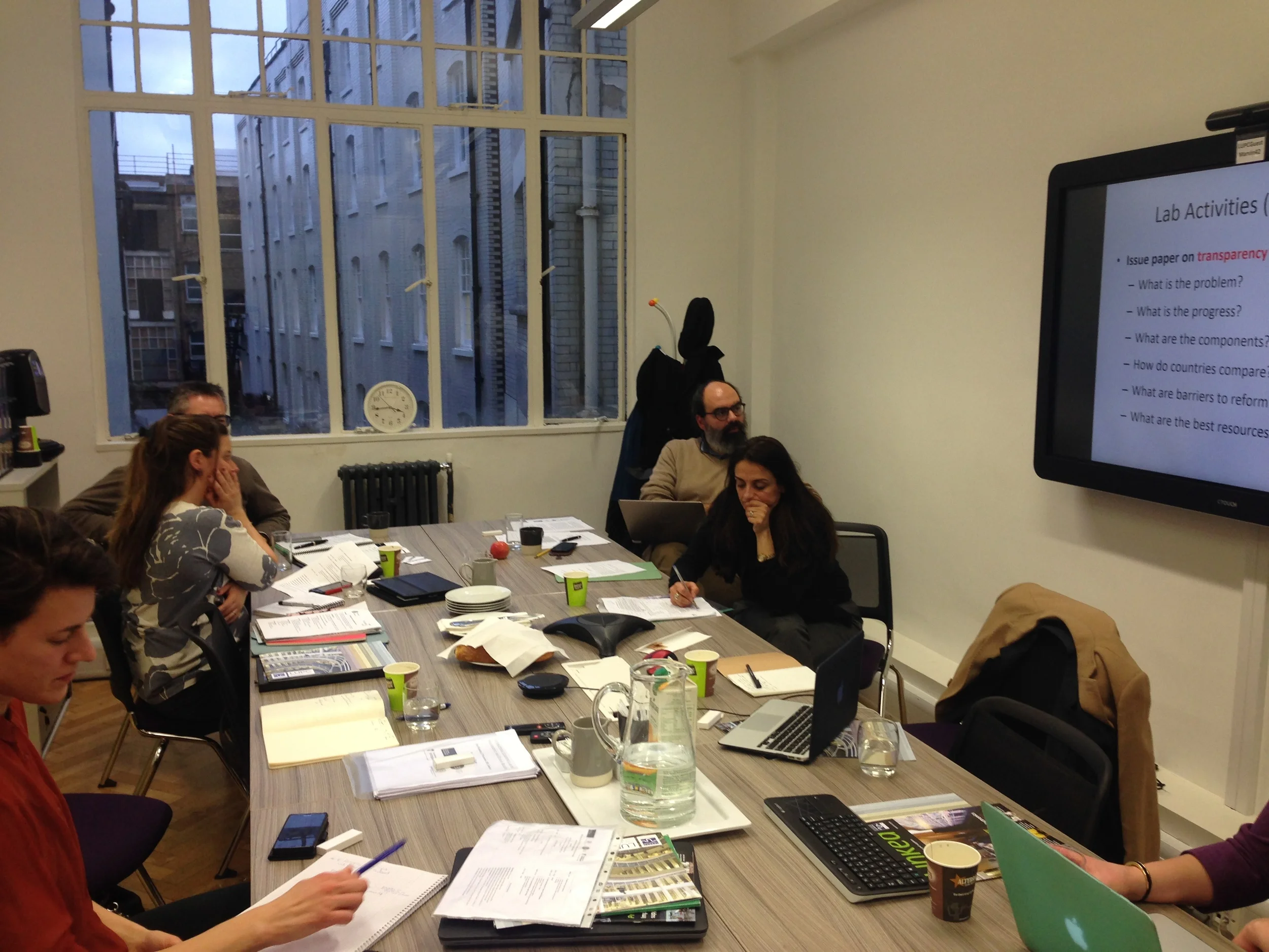 The Learning Lab Steering Committee in their London meeting on 26 January 2016 at the London University Purchasing Consortium offices