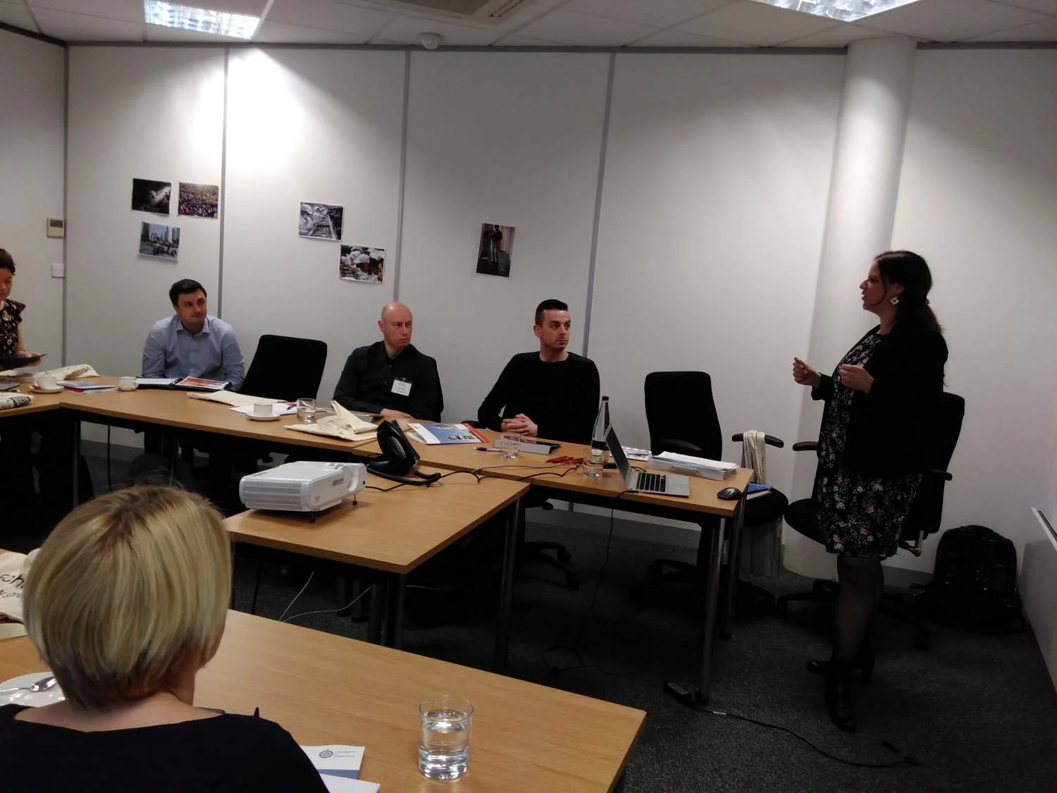 Dr Olga Martin-Ortega Delivering a Seminar on Modern Slavery Act Training at Leeds