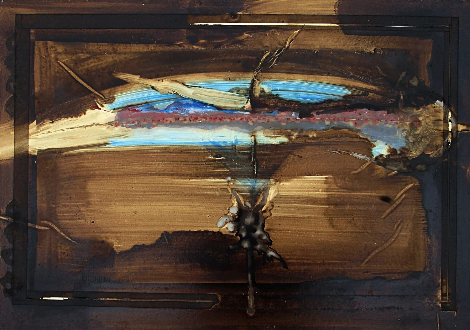 Thurible 4 mixed media drawing 54 x 84cm 2010-14