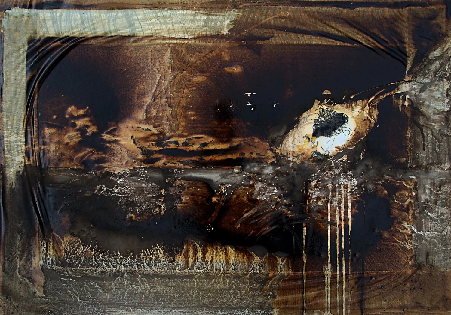 Thurible 5 mixed media drawing 54 x 84cm 2010-14