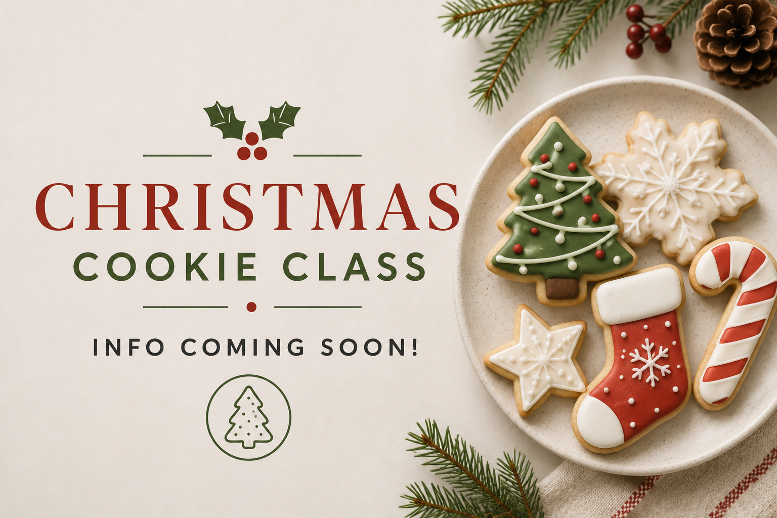 Christmas Cookie Decorating Class