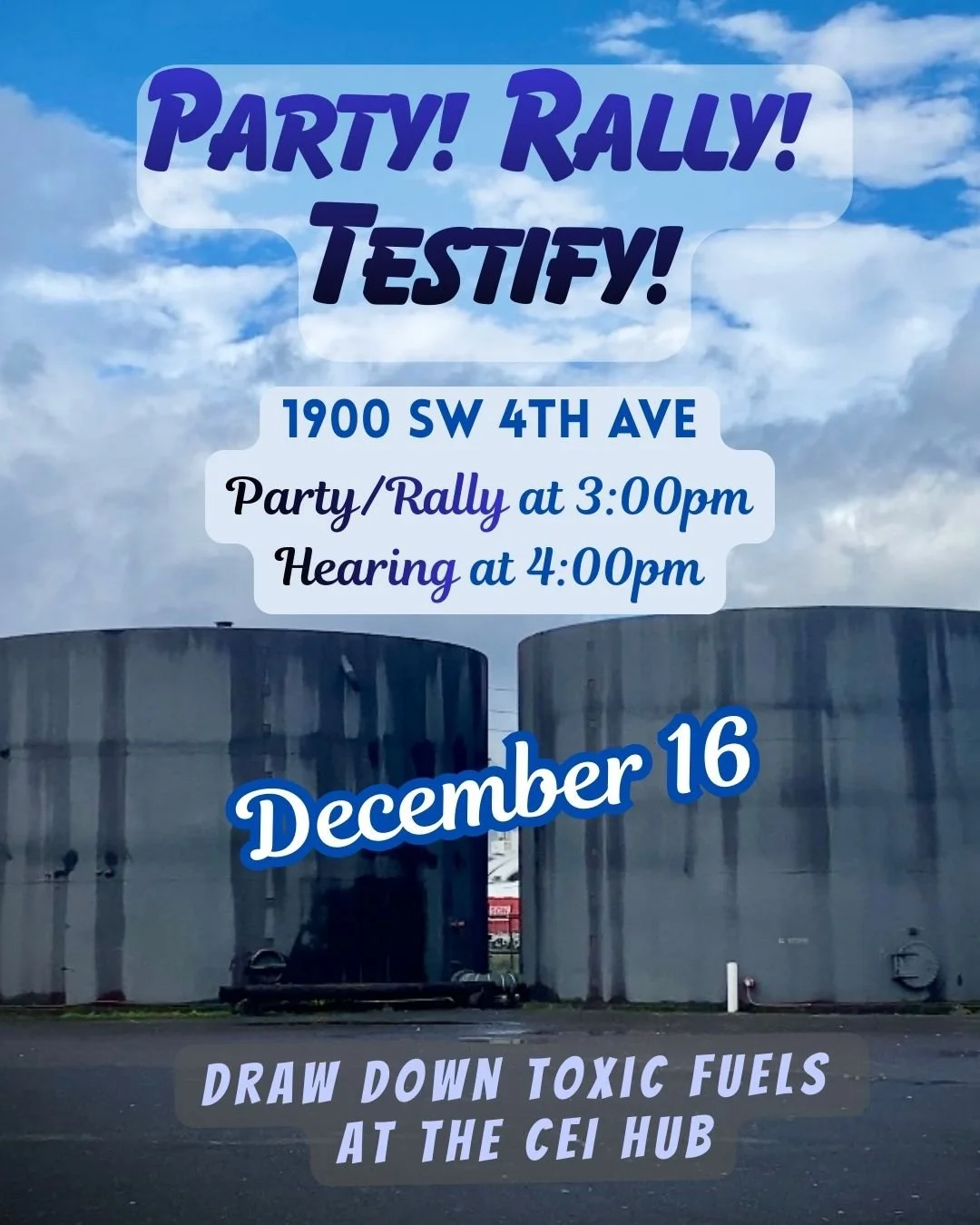 CEI Hub Rally and Public Hearing