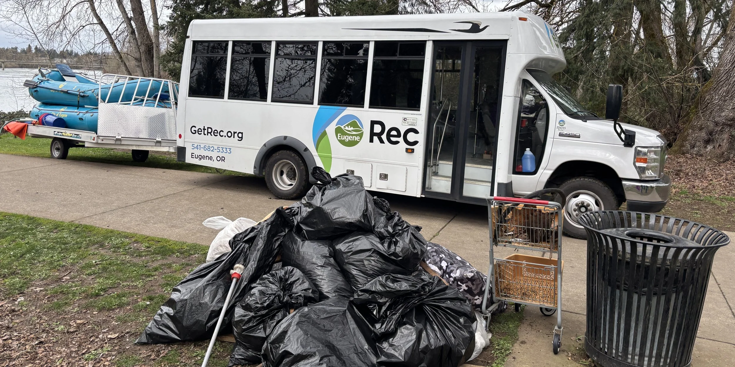 Eugene Trashy Tuesday: Aspen Street to Alton Baker (On-Water Cleanup)