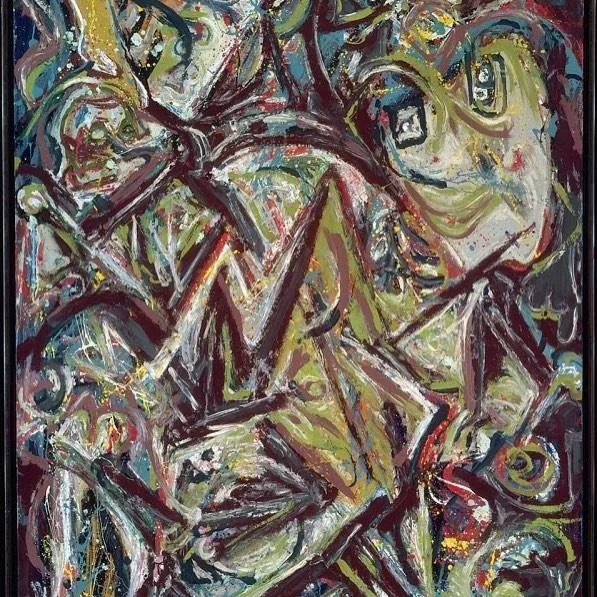 Pollock, "Troubled Queen" (1945)