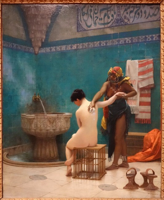 Jean-Léon Gérôme, "The Bath" (c. 1880-1885)