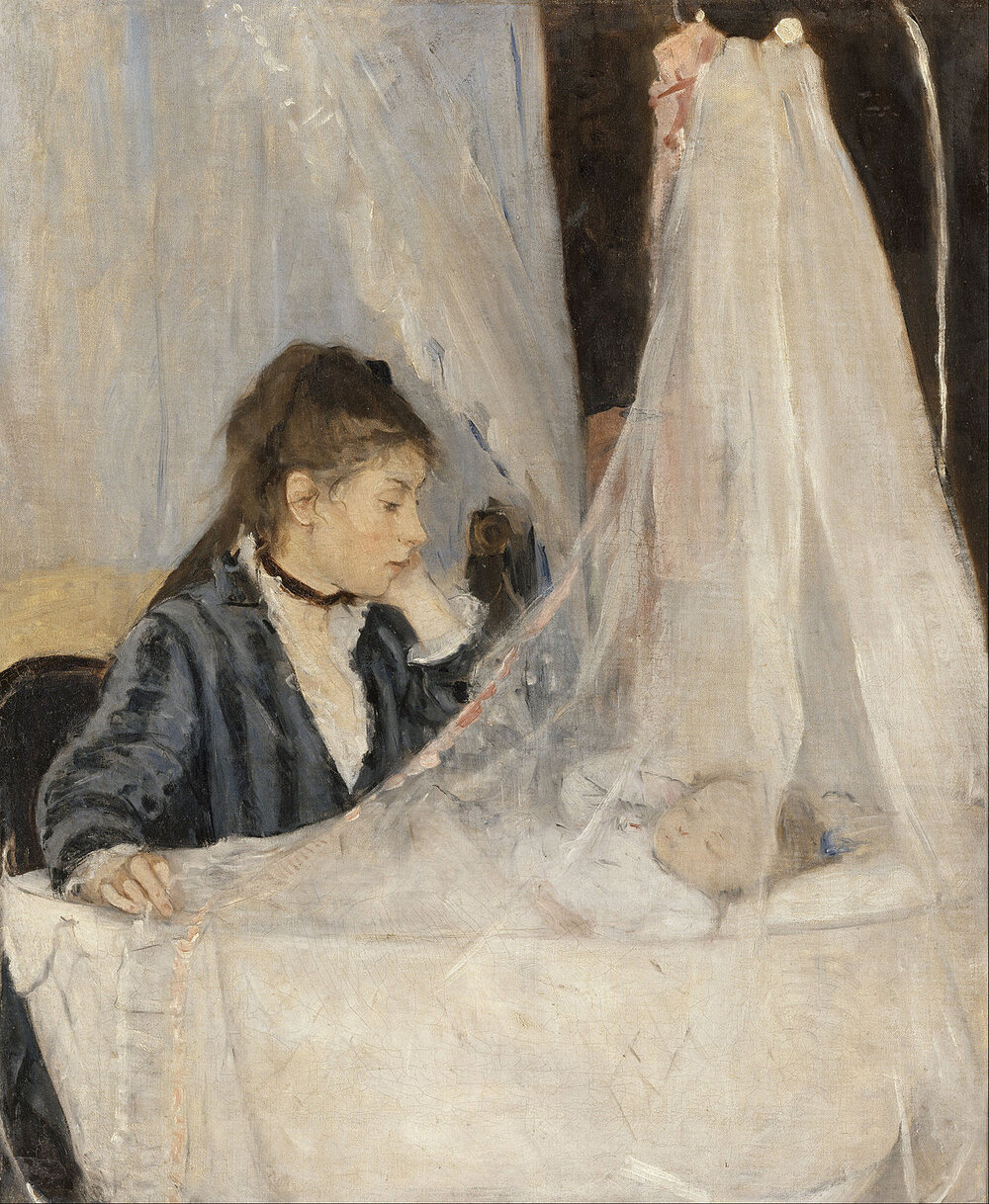 Berthe Morisot, "The Cradle" (1872)