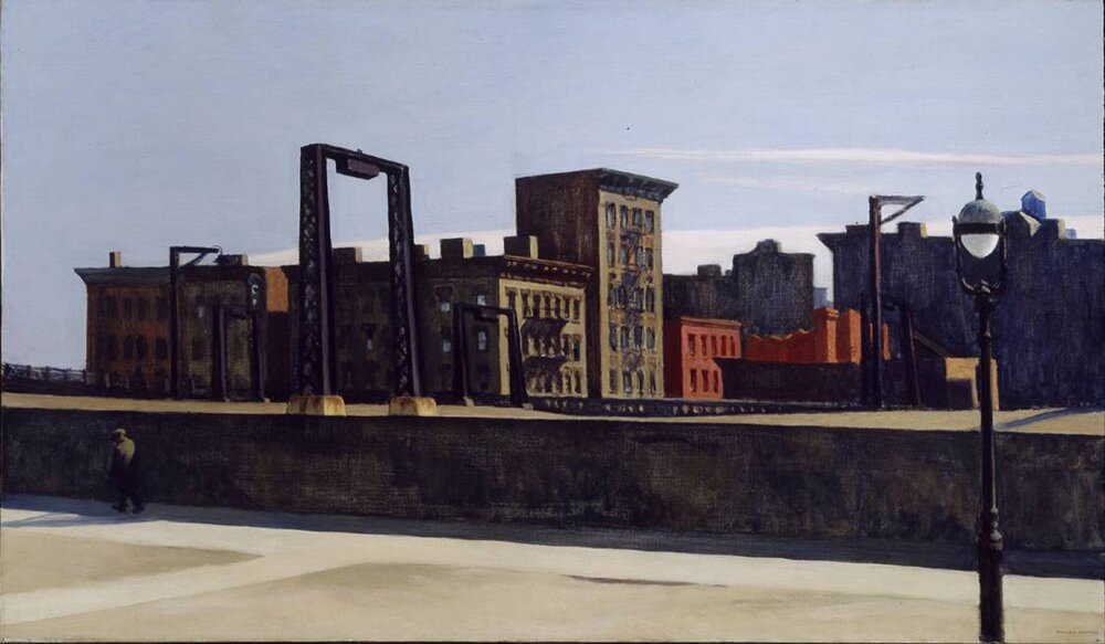 Edward Hopper, “Manhattan Bridge Loop” (1928)