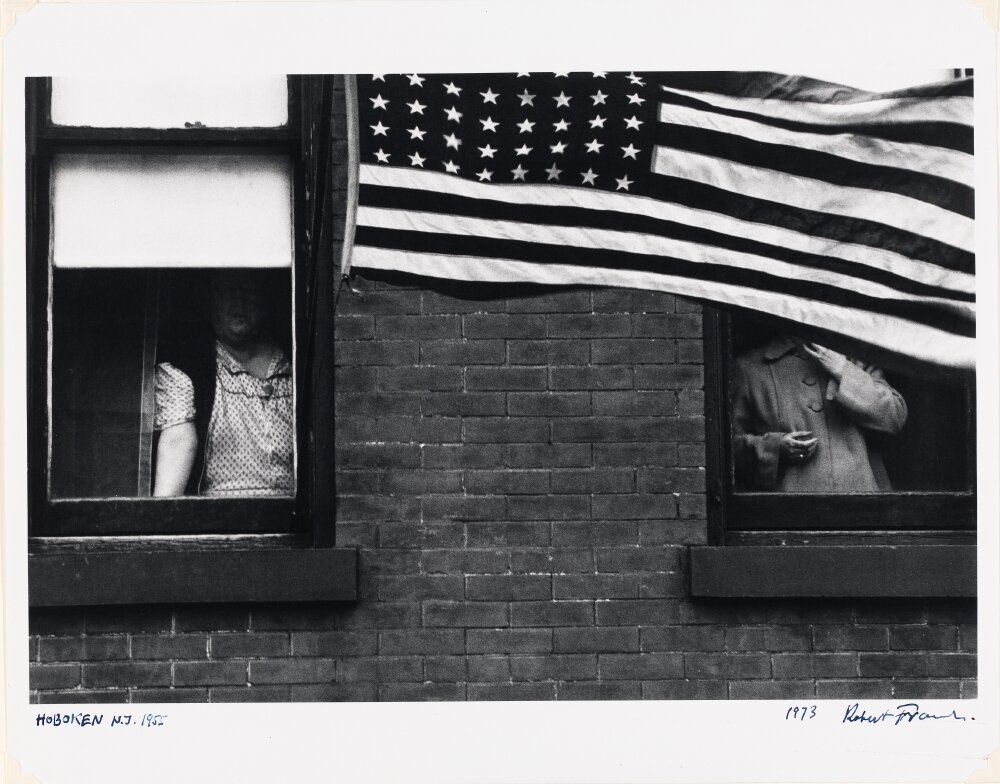 Robert Frank, "Parade, Hoboken, N.J." from the Americans (negative 1955, printed later)
