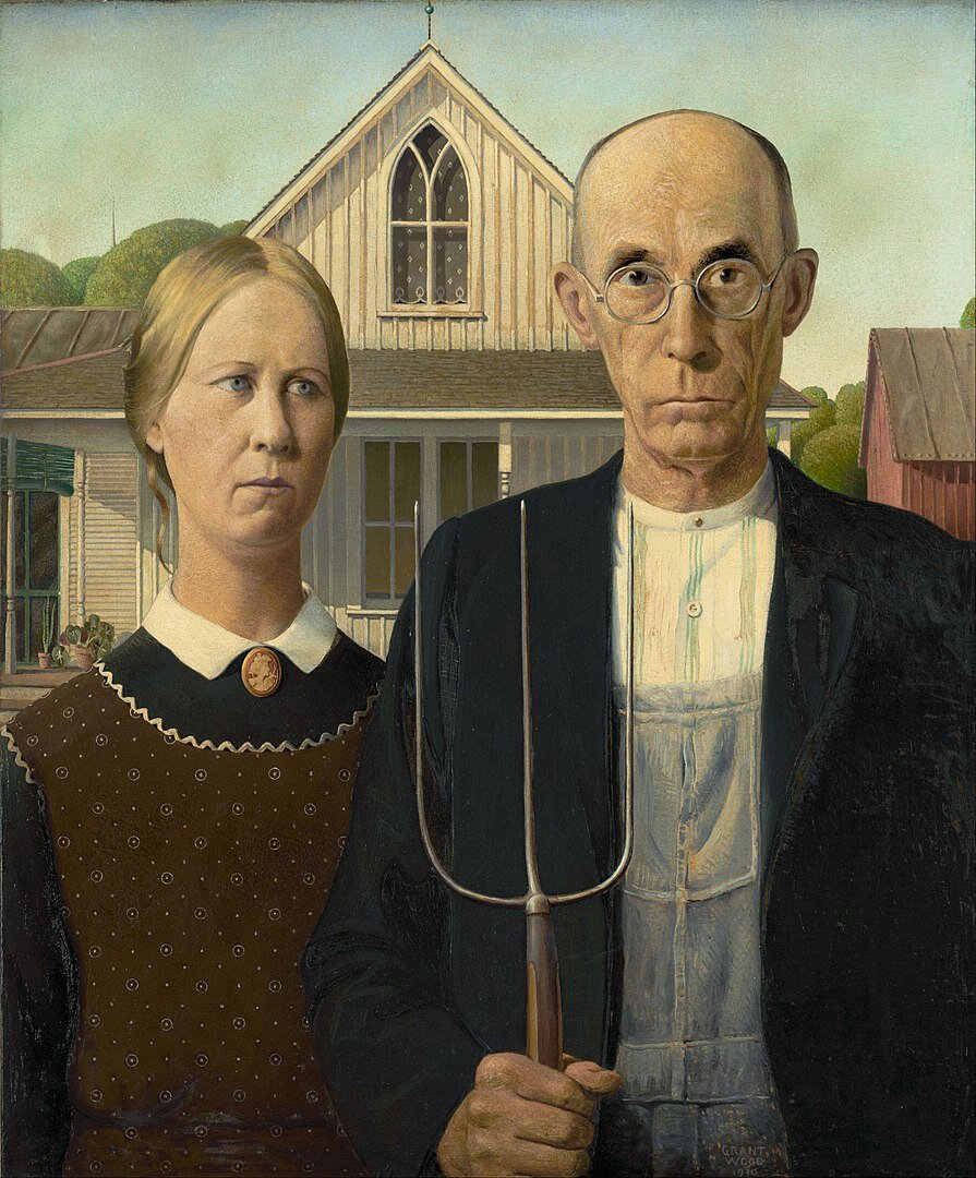 Grant Wood, "American Gothic" (1930)