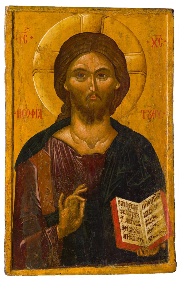 Icon of Christ, Byzantine, late 14th century