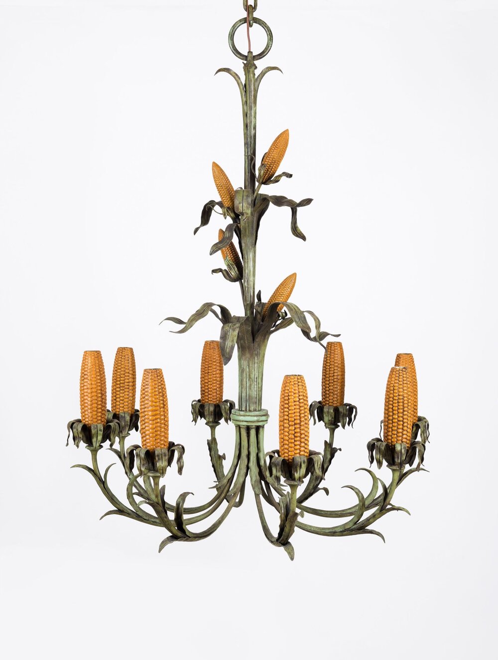 Grant Wood, “Corn Cob Chandelier for Iowa Corn Room” (1925)