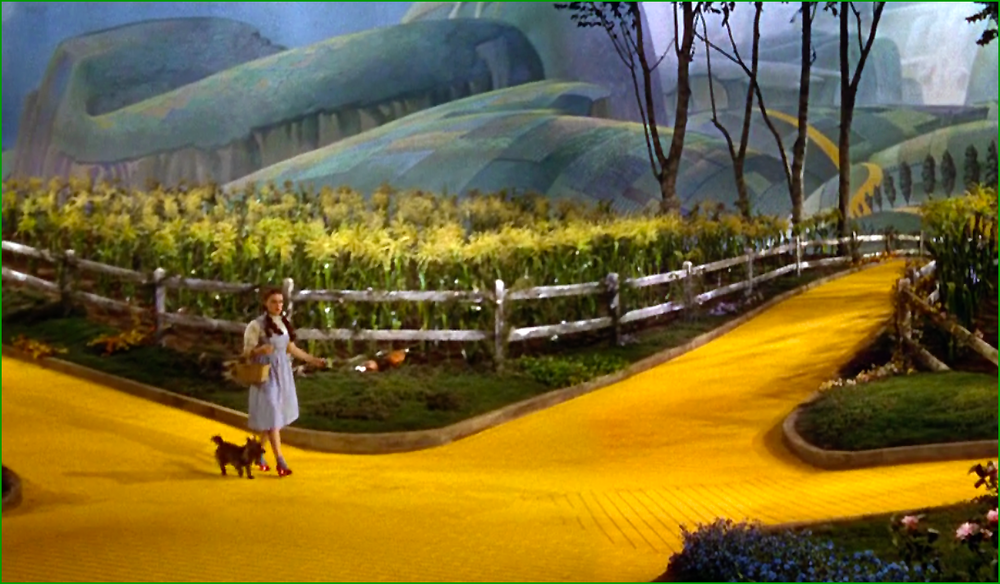 The Wizard of Oz set design: "Corn Field" (1939)