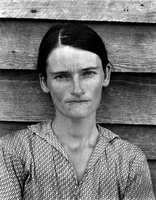 Walker Evans, "Portrait of Allie Mae Burroughs" (1936)