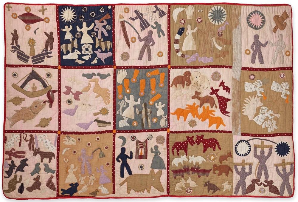 Harriet Powers, "Pictorial Quilt" (1895–98)