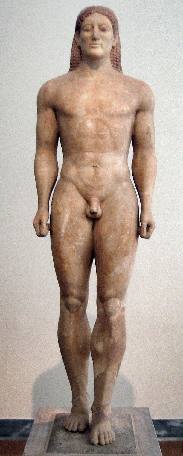 Kroisos Kouros, c.  530 BCE (Archaic Period)