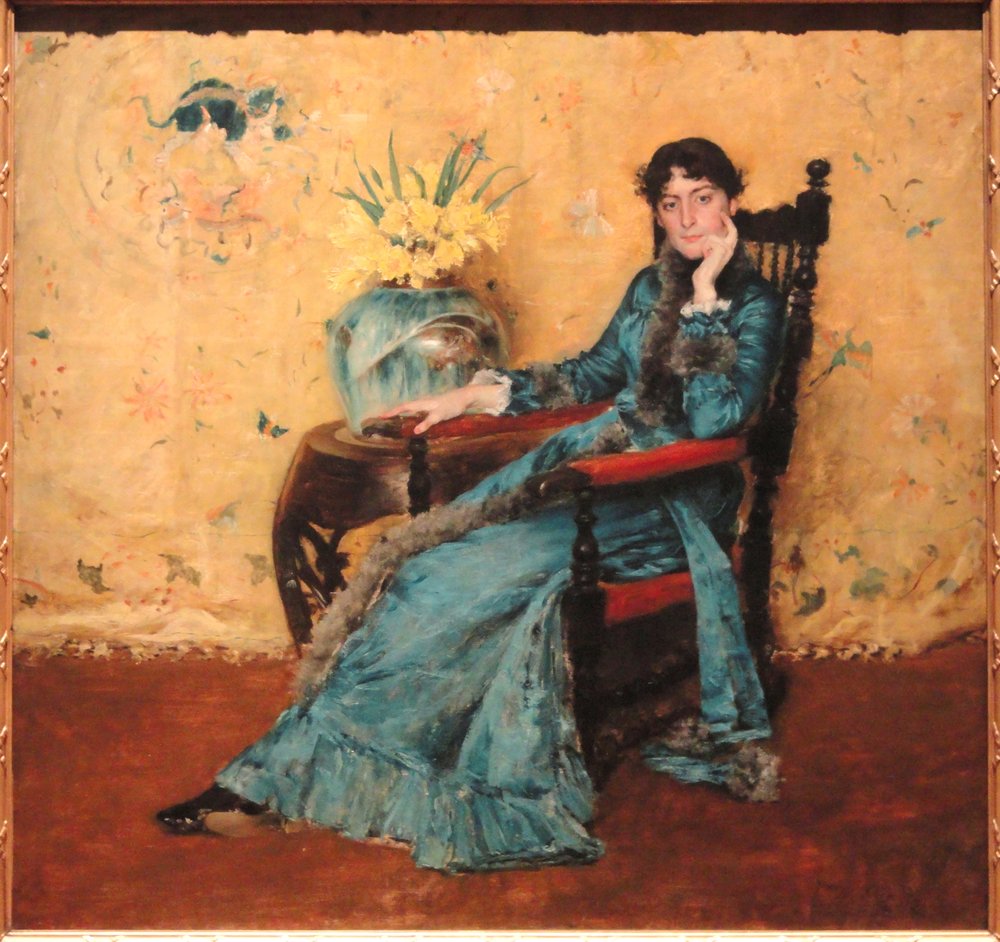 William Merritt Chase, "Portrait of Dora Wheeler" (1882-83)