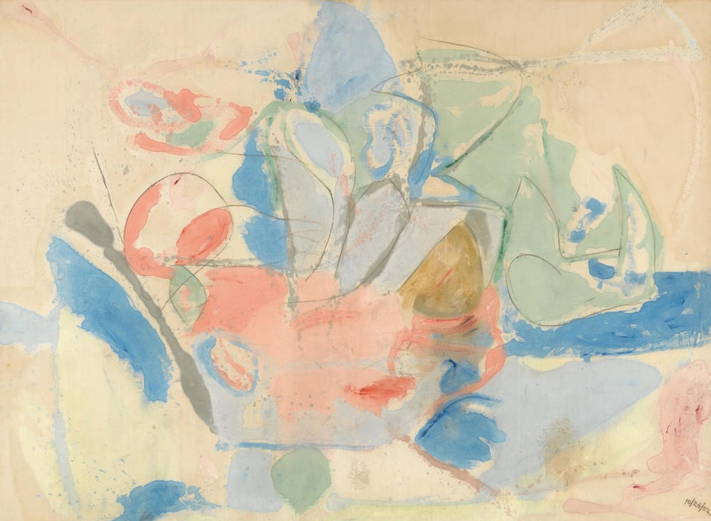 Helen Frankenthaler, "Mountains and Sea" (1952)