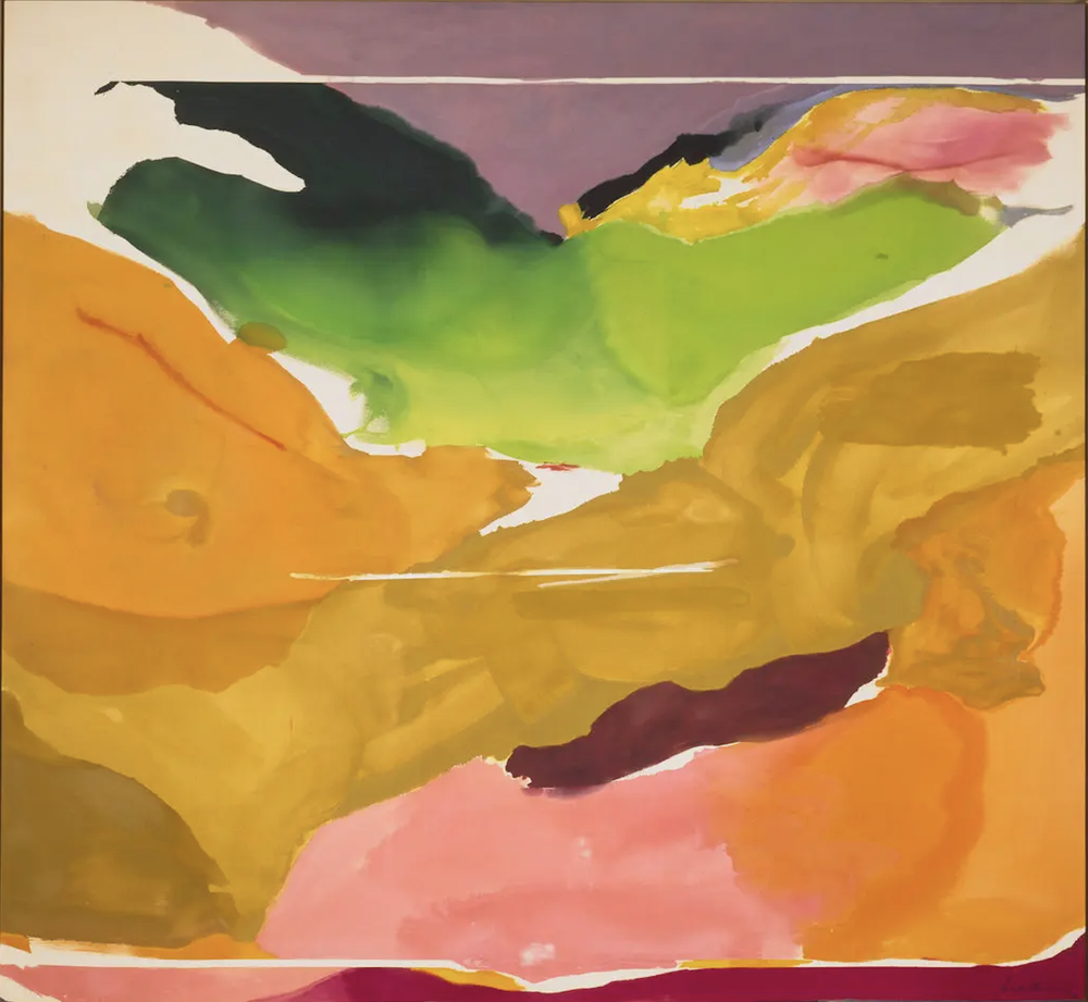 Helen Frankenthaler, "Nature Abhors a Vacuum" (1973)