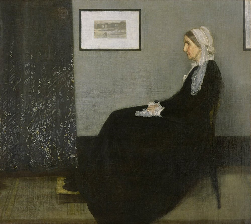 James Abbott McNeill Whistler, "Arrangement in Grey and Black No. 1" (1871) ("Whistler's Mother")