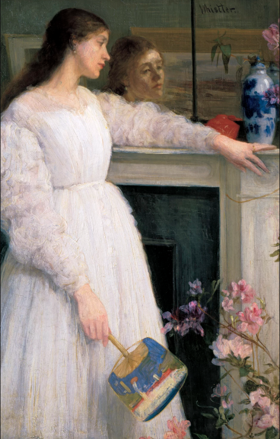 James Abbott McNeill Whistler, "Symphony in White, No. 2: The Little White Girl" (1864-65)